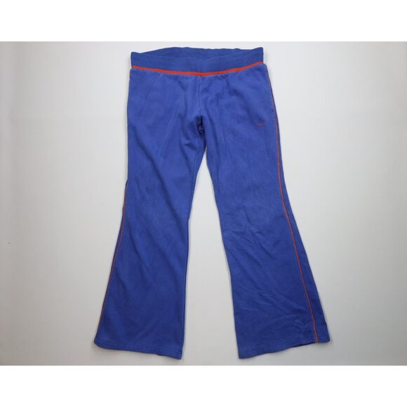 Vtg Nike Womens L Travis Scott Mini Swoosh Boise State University Wide Leg Pants - Picture 1 of 16